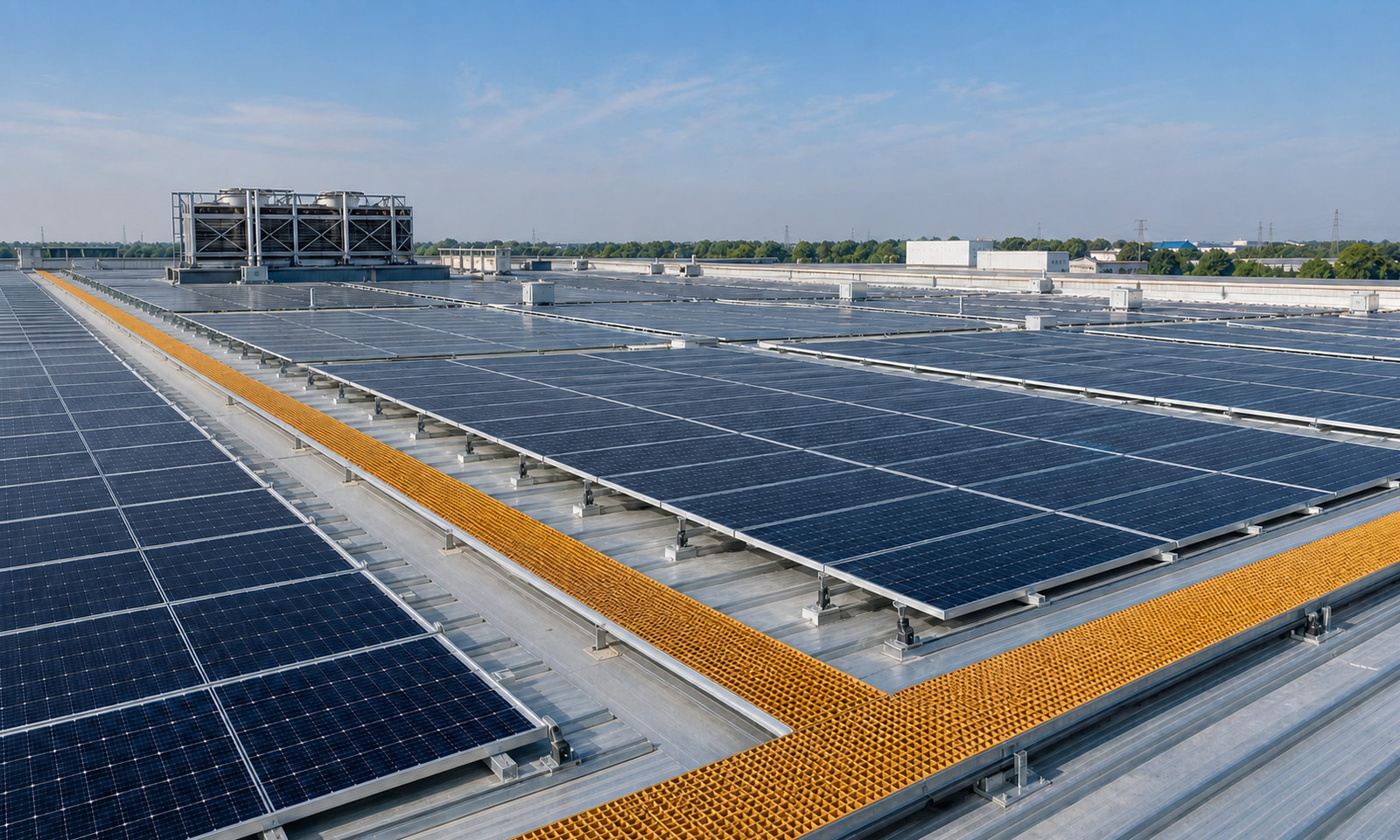 Commercial rooftop photovoltaic installation for HISEER 5N applications