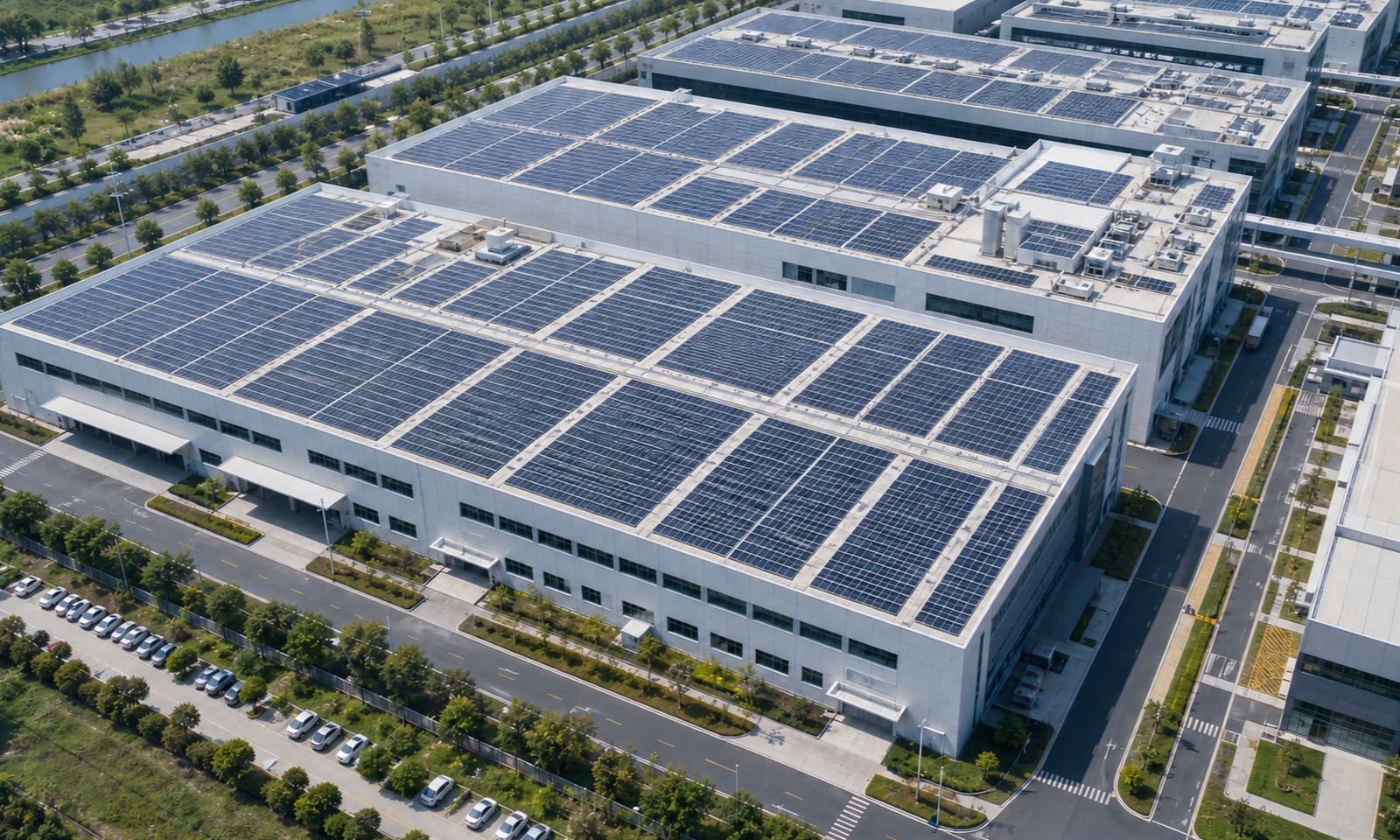 Industrial photovoltaic installation for HISEER 6N applications